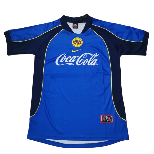 2001-2002 Club American Away Blue Retro Jersey : Cheap Soccer ...